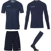 Uhlsport Sportanzug "Torwart-Sets Progressive", Herren, Gr. L, blau (marine), Obermaterial: 100% Polyester Pol. recyc.., Sportanzüge Sportanzug
