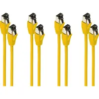 Shiverpeaks BS08-41072-4, 10 m, Cat8.1, F/FTP (FFTP), RJ-45, RJ-45, Gelb