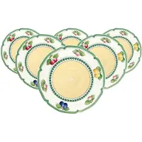 Villeroy & Boch Speiseteller "Speiseteller French Garden Fleurence ø 26,7 cm 6er Set bunt"