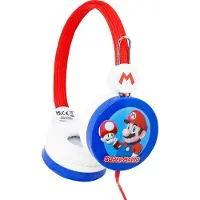 OTL TECHNOLOGIES Super Mario Core Kabelgebundene Over-Ear-Kopfhörer für Kinder 3,5 mm 85 dB