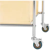 Royal Catering Wäschewagen aus Edelstahl 250 L