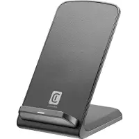 Cellularline Easy Stand wireless charger - Apple, Samsung and other Wireless Smartphones, Drinnen, AC, Kabelloses Aufladen, 1,6 m, Schwarz