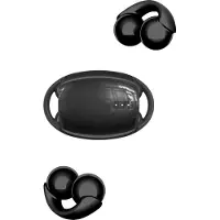 Devia Kabellose Kopfhörer mit Bluetooth Technologie 5.3 Over-Ear-Kopfhörer mit Ladebox Schwarz