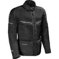 Difi Corsica Aerotex Solid Motorrad Textiljacke, schwarz, 3XL