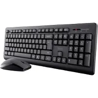 Trust Primo Kabellose Tastatur Und Maus Schwarz Schwarz One Size