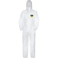 Uvex 9817312, Weiß, XL, Erwachsener, Unisex, Reißverschluss, Polypropylen (PP), Spunbond Spinnvlies Spunbond (SMS)