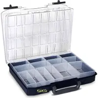 Raaco CarryLite 55 4x8-0/DLU, Blau, Polycarbonat (PC), Polypropylen (PP), 337 mm, 278 mm, 58 mm, 806 g