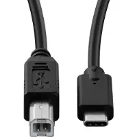 Microconnect USB3.1C2B3, 3 m, USB C, USB B, USB 2.0, Schwarz