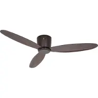 CasaFan Smart Deckenventilator PLANO II, Ø 132 cm, nussbaum DC