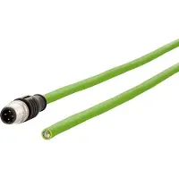 METZ CONNECT Anschlussleitung M12 Stecker 4-polig D-kodiert, 2 m