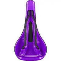 Sdg Components SDG Bel-Air V3 Lux-Alloy Black/Purple 140 mm Stahl Fahrradsattel