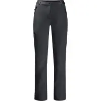 Jack Wolfskin Funktionshose "GEIGELSTEIN PANTS W", Damen, Gr. 38, Normalgrößen, schwarz, Obermaterial: 91% Polyester, 9% sonstige Fasern. Futter: 100% Polyester, Hosen Funktionshose