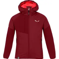 Salewa - Kid's Ortles Hybrid Tirol Wool Responsive Jacket - Kunstfaserjacke Gr 116 rot