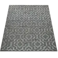 Paco Home In- & Outdoor Teppich Terrasse u. Balkon Wetterfest Modern Geometrische Muster 120x170 cm