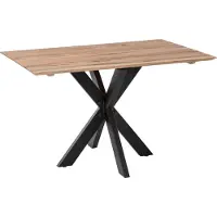 Home affaire Esstisch "Montreal", schwarz, B:125cm H:77cm T:85cm, Tische, Esstisch, mit eleganter Schweizer Kante