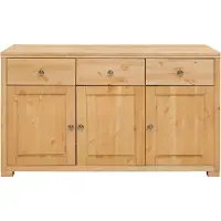 Otto Home Sideboard "Gotland", beige (gelaugt geölt), B:147cm H:89cm T:40cm, Sideboards, Sideboard, Kommode, Breite 147 cm, aus massiver Kiefer, FSC