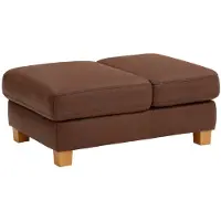 Home affaire Polsterhocker "Dundee", braun (schokobraun), B:75cm H:46cm T:109cm, Luxus-Microfaser Lederoptik (100% Polyester), Hocker, Polsterhocker, mit Klappfunktion - wie ein Sessel nutzbar