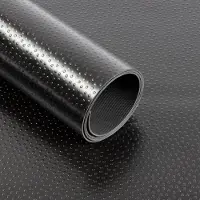 Floordirekt PVC-Bodenbelag Dots Schwarz Breite: 120 cm, Länge: 150 cm