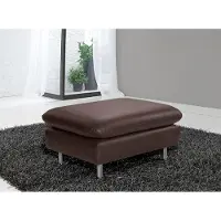 Places Of Style Hocker "Redding", braun, B:80cm H:43cm T:60cm, NaturLEDER - »Madras« (echtes Rindsleder); Stärke 0, 9 - 1, 1 mm, Hocker, Hocker