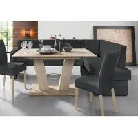 Home affaire Eckbank "Umag", schwarz, B:210cm H:89cm T:160cm, 100% Polyester Primabelle ( Microfaser );100% Polyester Duncan ( Luxus-Microfaser), Sitzbänke, Eckbank, 210 x 60 cm