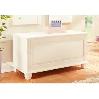 Otto Home Sitztruhe "Finca", weiß, B:85cm H:45cm T:43cm, Sitzbänke, Sitztruhe, aus massivem Kiefernholz, 85 x 43 x 45 cm, mit praktischem Stauraum