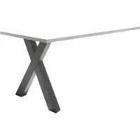Mäusbacher Anbautisch MÄUSBACHER "Mio", schwarz-weiß (graphit, weiß matt), B:160cm H:75cm T:70cm, Holzwerkstoff, Ansatztischplatten, Anbautisch