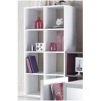 Schildmeyer Raumteilerregal "Pisa", weiß, B:55,8cm H:110,2cm T:33cm, Holzwerkstoff, Regale, Raumteilerregal, Solide Verarbeitung - Dieses Produkt ist in Deutschland gefertigt