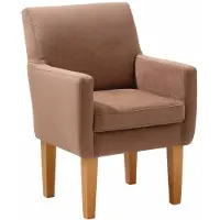 Otto Home Sessel "Fehmarn", braun, B:66cm H:96cm T:71cm, Luxus Microfaser (Zusammensetzung: 100% Polyester), Sessel, Sessel, komfortable Sitzhöhe von 54 cm, in 3 verschiedenen Bezugsqualitäten