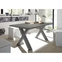 Mäusbacher "Mister" mit Auszug (160-210 cm), Gestell in X-Form