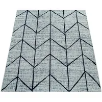 Paco Home In-& Outdoor Teppich Küchenteppich Balkon Modern Boho Geometrisch Rauten Muster 160x230 cm