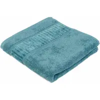 Gozze Handtücher GÖZZE "BIO Frottier", blau (petrol), B:50cm L:100cm, Walkfrottier, Obermaterial: 100% Baumwolle, Handtücher, Handtücher, im Set, Bio-Baumwolle, Pastell Farben, mit geschorener Bordüre