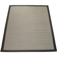 Paco Home Teppich "Sisala 270", rechteckig, 4 mm Höhe, Flachgewebe, gewebt, Sisal Optik, Bordüre, In- und Outdoor geeignet