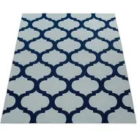 Paco Home Outdoor Indoor Teppich 3D Optik Marokkanisches Design Flachgewebe 160x230 cm