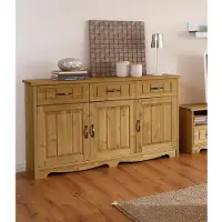 Otto Home Sideboard "Trinidad", beige (natur, geölt), B:148cm H:89cm T:37cm, Sideboards, Sideboard, Kommode, Breite 148 cm