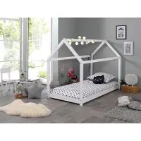 Vipack Hausbett Liegefläche 90 x 200 cm weiß