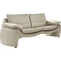 Places Of Style 2-Sitzer "Luna", beige (creme), B:185cm H:80cm T:88cm, Sofas, 2-Sitzer, in einzigartiger Optik