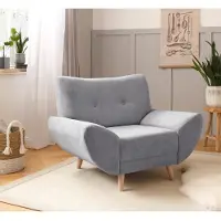 Home affaire Sessel "Basta komfortable Wellenunterfederung, Breite 112cm", grau, B:112cm H:80cm T:82cm, (100% Polyester) Struktur fein (100% Polyester) Chenille, Sessel, Sessel