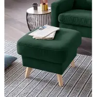 Exxpo - Sofa Fashion Hocker "Nappa mit praktischem Staufach unter der Sitzfläche", braun (pine), B:56cm H:45cm T:56cm, Samtvelours (100% Polyester);Webvelours (100% Polyester), Hocker, Hocker