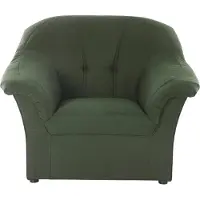Domo Sessel "Pegnitz zeitlos, elegant und bequem", grün, B:105cm H:82cm T:82cm, 100% Polyester, Sessel, Sessel