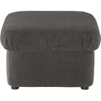 Domo Hocker "Pegnitz B/T 60/60cm", grau (stone), B:60cm H:40cm T:60cm, 95% Polyester, 5% Nylon, Hocker, Hocker