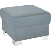 Domo Hocker "Anzio", grün (mint), B:59cm H:43cm T:59cm, Hocker, Hocker, wahlweise mit Federkern