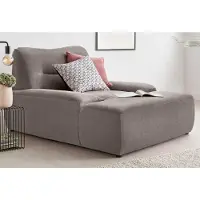 Domo Loveseat "Cesena Designsessel zum Kuscheln, komfortabel Relaxen, Breite 122cm", grau (stone), B:122cm H:81cm T:151cm, Sessel, Loveseat, bequem und stylish, frei im Raum stellbar