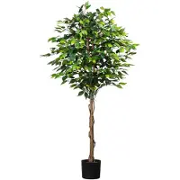 Creativ Green Kunstpflanze , grün, H:180cm, Obermaterial: 60% Polyester, 40% Kunststoff, Kunstpflanzen, Kunstpflanze