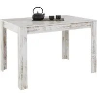 Inosign Esstisch "Meigh", weiß (antikweiß), B:120cm H:75cm T:80cm, Tische, Esstisch, Breite 120 cm, verschiedene Größen und Farbvarianten