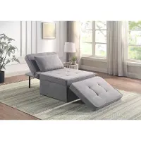 Atlantic Home Collection Multifunktionshocker Finn, Strukturstoff grau