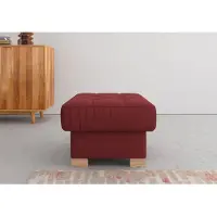 Sit&More Hocker SIT & MORE "Quincy", rot (bordeaux), B:60cm H:41cm T:60cm, Hocker, Hocker