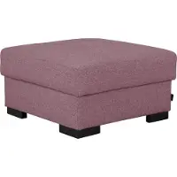 Home affaire Stauraumhocker "Tulio", rot (weinrot), B:80cm H:45cm T:80cm, Struktur fein (100% Polyester);Struktur (100% Polyester);Samtstruktur (100% Polyester), Hocker, Stauraumhocker, mit Stauraum