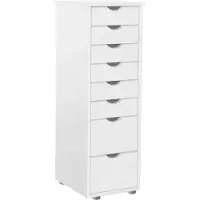 Otto Home Kommode "Gava", weiß, B:34cm H:102cm T:39cm, FSC-zertifiziertes Massivholz, Sideboards, Kommode, massives Kiefernholz, mit vielen Stauraummöglichkeiten, Breite 34 cm