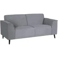 Domo 2-Sitzer "Amora moderne Formensprache, tolle Verarbeitungsdetails, komfortabel", grau, B:178cm H:81cm T:90cm, Sofas, 2-Sitzer, mit Federkern für hohen Sitzkomfort