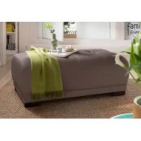 Home affaire Hocker "Langeland", braun, B:120cm H:47cm T:70cm, Webstoff (100% Polyester);Filzoptik (100% Polyester);Struktur (100% Polyester), Hocker, Hocker, passend zur Serie "Langeland"
